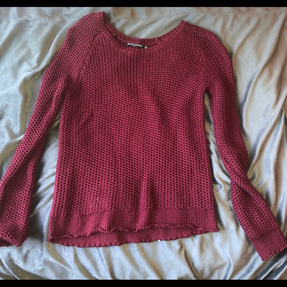 Brandy Melville Maroon knit sweater